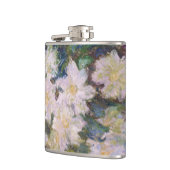Claude Monet - White Clematis Flachmann (Links)