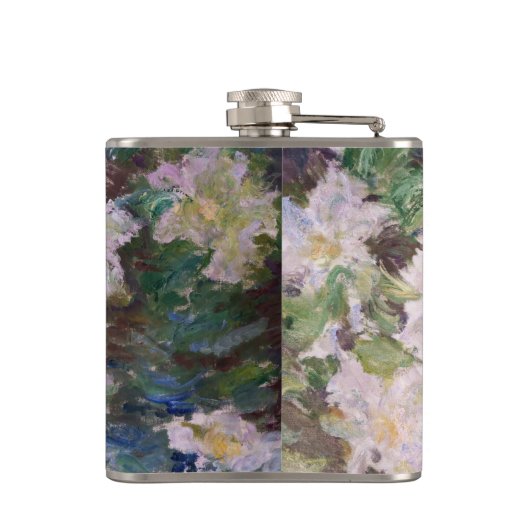 Claude Monet - White Clematis Flachmann (Rückseite)