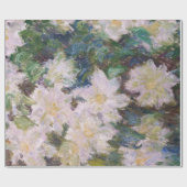 Claude Monet - White Clematis Geschenkpapier (Flach)