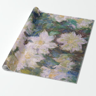 Claude Monet - White Clematis Geschenkpapier