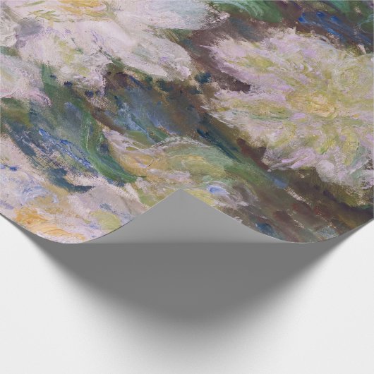 Claude Monet - White Clematis Geschenkpapier (Ecke)