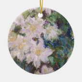 Claude Monet - White Clematis Keramik Ornament (Vorne)