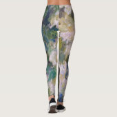Claude Monet - White Clematis Leggings (Rückseite)