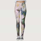 Claude Monet - White Clematis Leggings (Vorderseite)