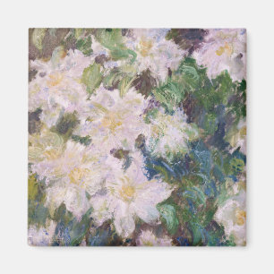 Claude Monet - White Clematis Magnet
