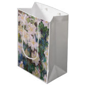 Claude Monet - White Clematis Mittlere Geschenktüte (Vorderseite Schrägansicht)