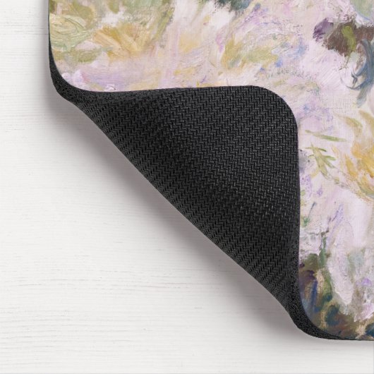 Claude Monet - White Clematis Mousepad (Ecke)