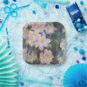 Claude Monet - White Clematis Pappteller (Party)