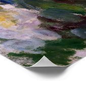 Claude Monet - White Clematis Poster (Ecke)