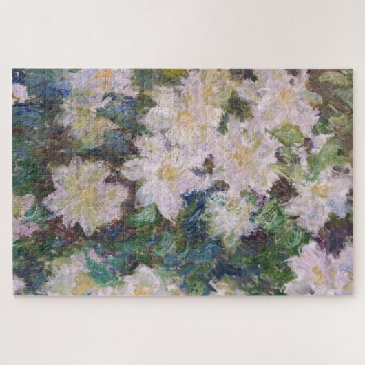 Claude Monet - White Clematis Puzzle (Horizontal)