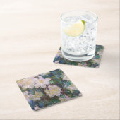 Claude Monet - White Clematis Rechteckiger Pappuntersetzer (Vor Ort)