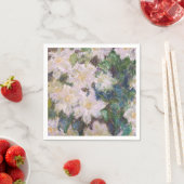 Claude Monet - White Clematis Serviette (Beispiel)