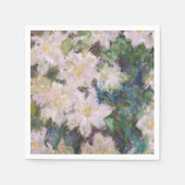 Claude Monet - White Clematis Serviette (Vorderseite)