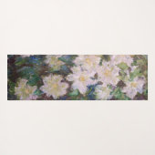 Claude Monet - White Clematis Yogamatte (Rückseite (Horizontal))