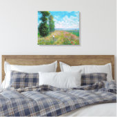 Claude Monet - Wiese mit Poplars Leinwanddruck (Insitu (Schlafzimmer))