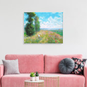 Claude Monet - Wiese mit Poplars Leinwanddruck (Insitu (Wohnzimmer))