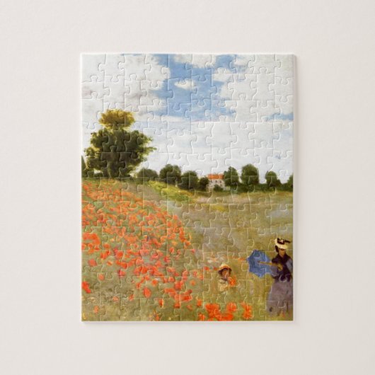 Claude Monet // Wild Poppies Puzzle (Vertikal)