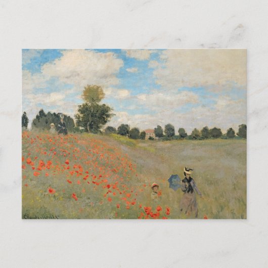 Claude Monet | Wildtiere, in der Nähe von Argenteu Postkarte (Vorderseite)