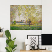 Claude Monet - Willows of Vetheuil Poster (Heimbüro)
