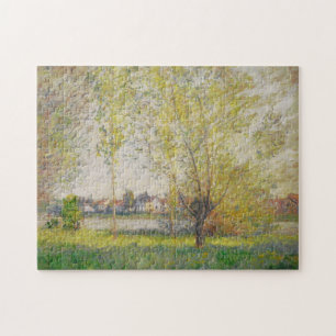 Claude Monet - Willows von Vetheuil Puzzle