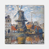 Claude Monet - Windmill, Amsterdam Magnet (Vorne)
