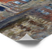 Claude Monet - Windmill, Amsterdam Poster (Ecke)