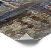 Claude Monet - Windmill, Amsterdam Poster (Ecke)