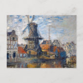 Claude Monet - Windmill, Amsterdam Postkarte (Vorderseite)