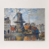 Claude Monet - Windmill, Amsterdam Puzzle (Horizontal)