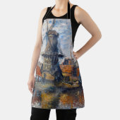 Claude Monet - Windmill, Amsterdam Schürze (InSitu)