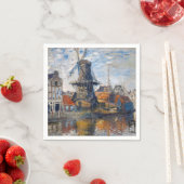 Claude Monet - Windmühle, Amsterdam Serviette (Beispiel)