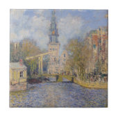 Claude Monet - Windmühlen bei Zaandam Fliese (Vorderseite)