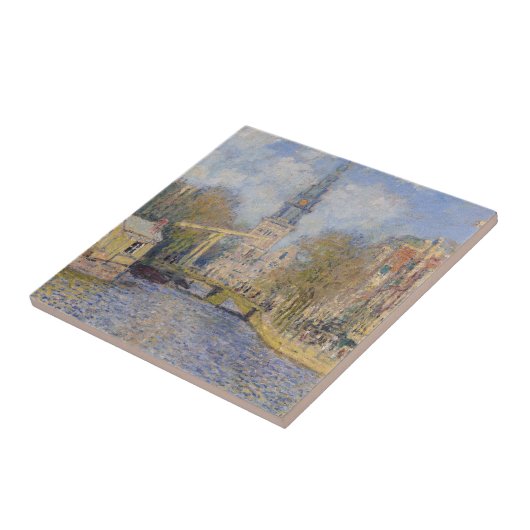 Claude Monet - Windmühlen bei Zaandam Fliese (Seite)