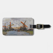 Claude Monet - Windmühlen bei Zaandam Gepäckanhänger (Vorderseite horizontal)