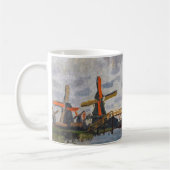 Claude Monet - Windmühlen bei Zaandam Kaffeetasse (Links)