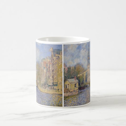 Claude Monet - Windmühlen bei Zaandam Kaffeetasse (Mittel)