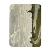 Claude Monet - Windmühlen bei Zaandam Magnet (Vertikal)