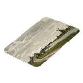 Claude Monet - Windmühlen bei Zaandam Magnet (Linke Seite)