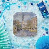 Claude Monet - Windmühlen bei Zaandam Pappteller (Party)