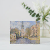 Claude Monet - Windmühlen bei Zaandam Postkarte (Stehend Vorderseite)