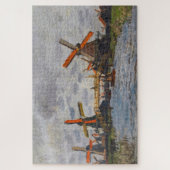 Claude Monet - Windmühlen bei Zaandam Puzzle (Vertikal)