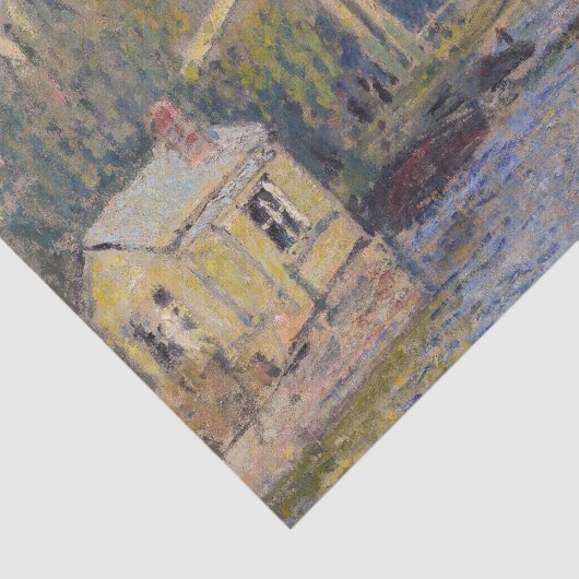 Claude Monet - Windmühlen bei Zaandam Seidenpapier (Detail)