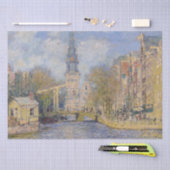 Claude Monet - Windmühlen bei Zaandam Seidenpapier (Handwerk)