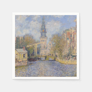 Claude Monet - Windmühlen bei Zaandam Serviette