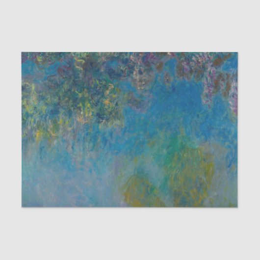 Claude Monet Wisteria Kunstgalerie Al Porto Seidenpapier (Vorderseite)