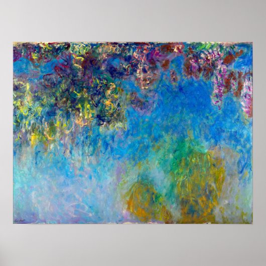 Claude Monet Wisteria Poster (Vorne)