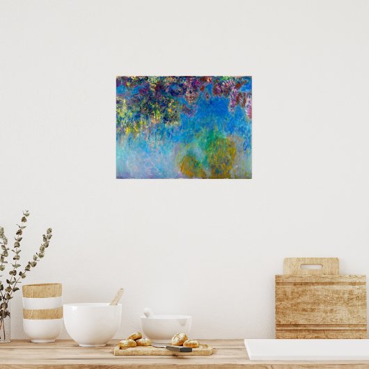 Claude Monet Wisteria Poster (Küche)
