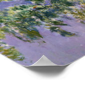 Claude Monet - Wisteria Poster (Ecke)