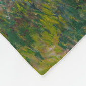 Claude Monet Woman mit einem Sonnenschirm Fleecedecke (Ecke)