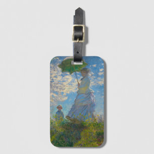 Claude Monet Woman mit einem Sonnenschirm Gepäckanhänger
